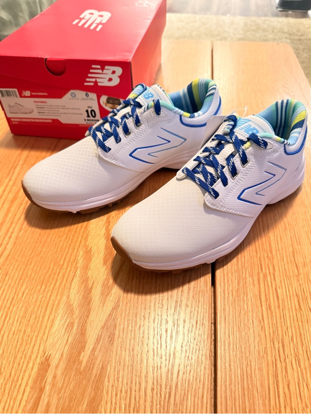 New Balance Women’s Brighton Golf Shoes Size 10 White NWT Waterproof